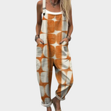 Batik-Kreis Latzhose Orange