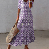 Michaela - Boho-Kleid mit Bauchbedeckung