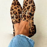 Gia - Elegante Leopardenmokassins