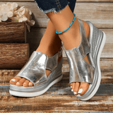 Baylie - Modische Metallic-Sandalen