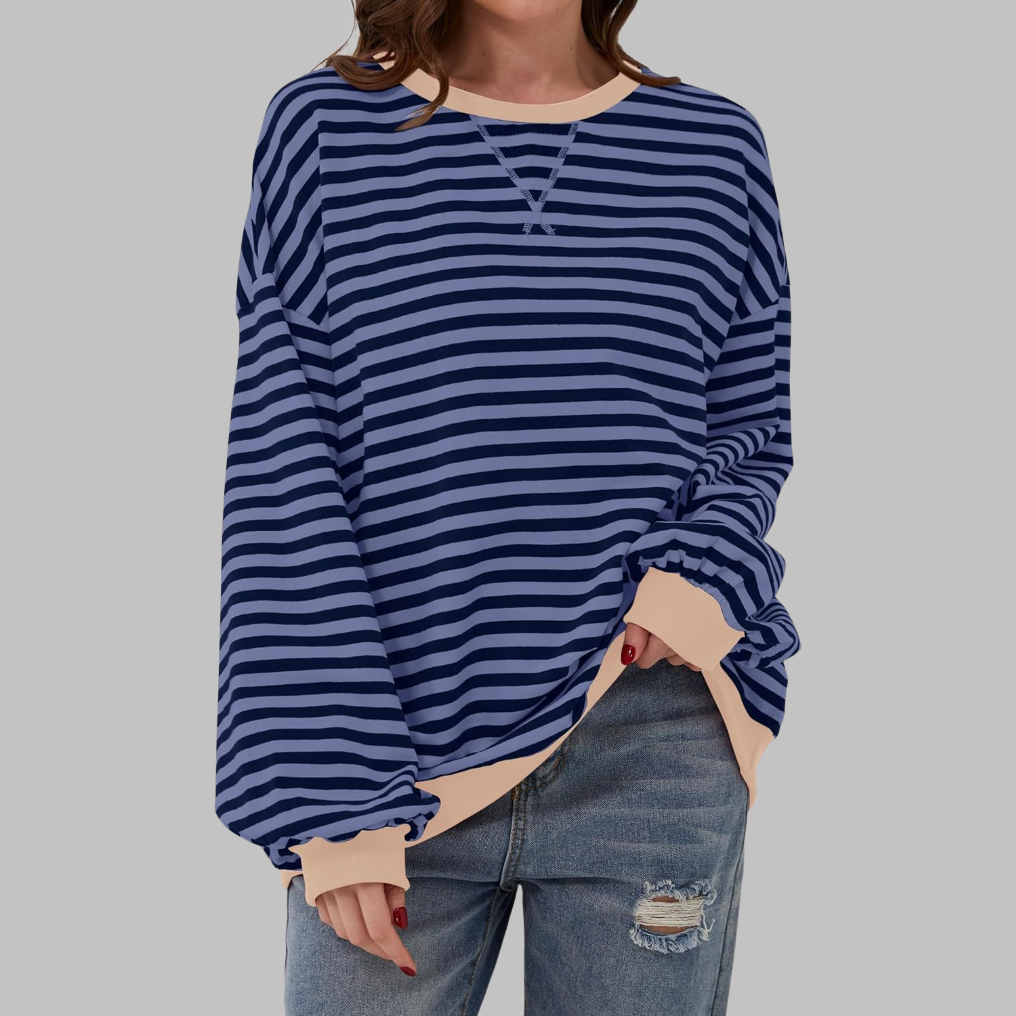 ELARA GESTRICKTER PULLOVER