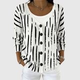 Bequemer Knopf-Cardigan