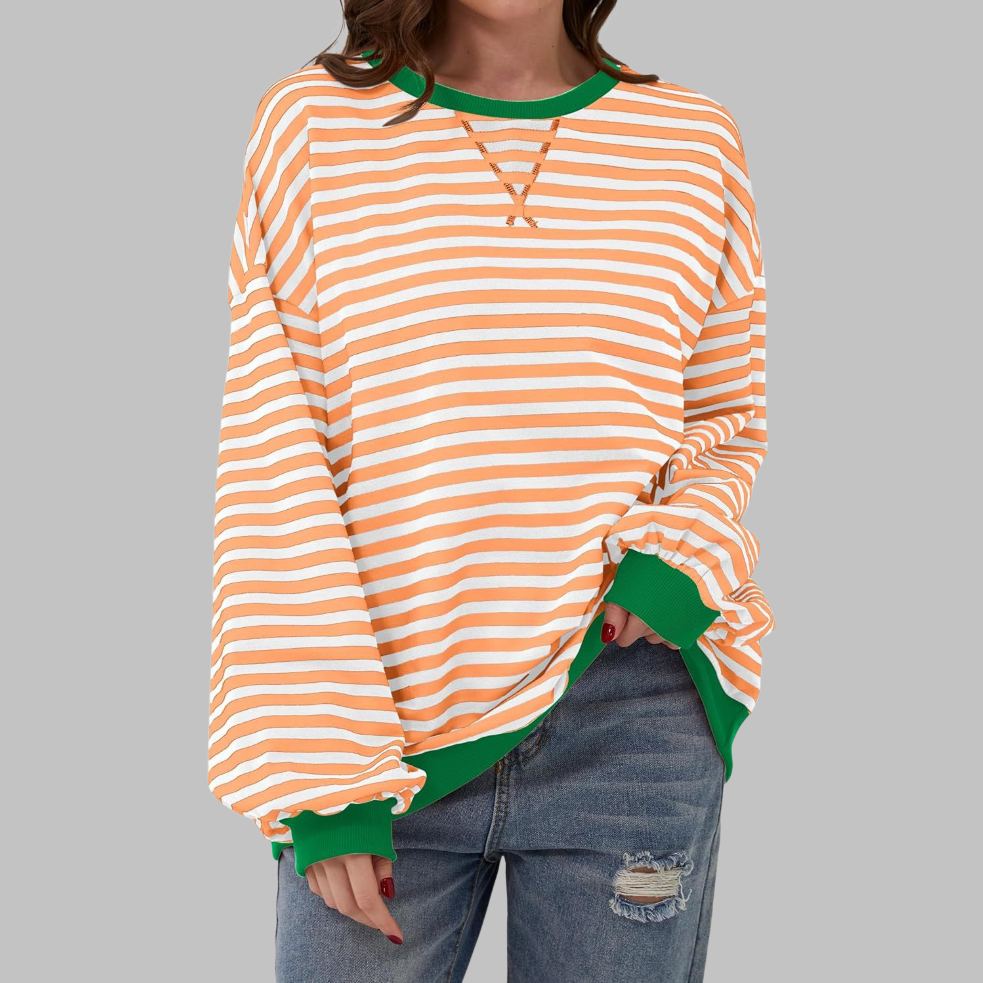 ELARA GESTRICKTER PULLOVER