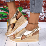 Baylie - Modische Metallic-Sandalen