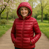 Lieke | Übergangsjacke, dunkelrot