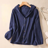 MIRI LEINEN-HOODIE
