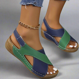 Kendra - Orthopädische Sandalen Farbblock