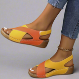 Kendra - Orthopädische Sandalen Farbblock