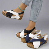 Kendra - Orthopädische Sandalen Farbblock
