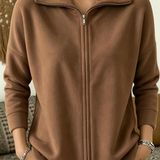 Sanfter Zip-Pullover