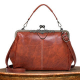 Lily™ | Vintage Vegane Lederhandtasche