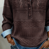 NIVELLE MODERN HALBKNOPF-PULLOVER