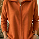 Sanfter Zip-Pullover