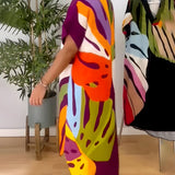 Rianna - Kleid mit abstraktem Muster