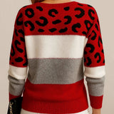 VELORA LEOPARD LUXUS-PULLOVER