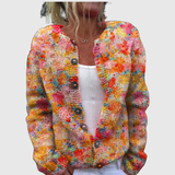 Helena™ | Cardigan mit Blumenmeer