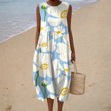 Bequeme Ärmelloses Sommerkleid