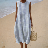 Bequeme Ärmelloses Sommerkleid