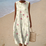 Bequeme Ärmelloses Sommerkleid