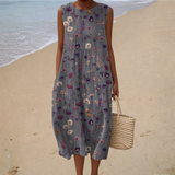 Bequeme Ärmelloses Sommerkleid