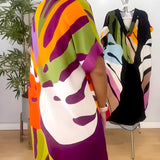 Rianna - Kleid mit abstraktem Muster