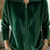 Sanfter Zip-Pullover