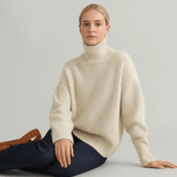 AURORA CASHMERE STEHKRAGEN-PULLOVER