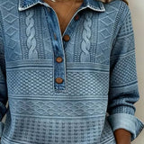 NIVELLE MODERN HALBKNOPF-PULLOVER