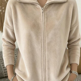 Sanfter Zip-Pullover