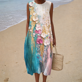 Bequeme Ärmelloses Sommerkleid