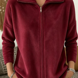 Sanfter Zip-Pullover