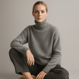 AURORA CASHMERE STEHKRAGEN-PULLOVER