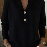 Sanfter Schalkragen-Pullover