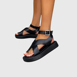 Bria - Dicke Plattform-Sandalen