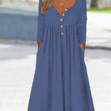 ZARA | MIDI-KLEID MIT KNÖPFEN VORN