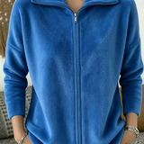 Sanfter Zip-Pullover