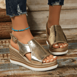 Baylie - Modische Metallic-Sandalen