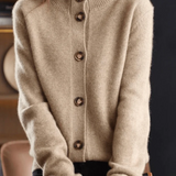 Claire | Kaschmir-Cardigan im Retro-Stil