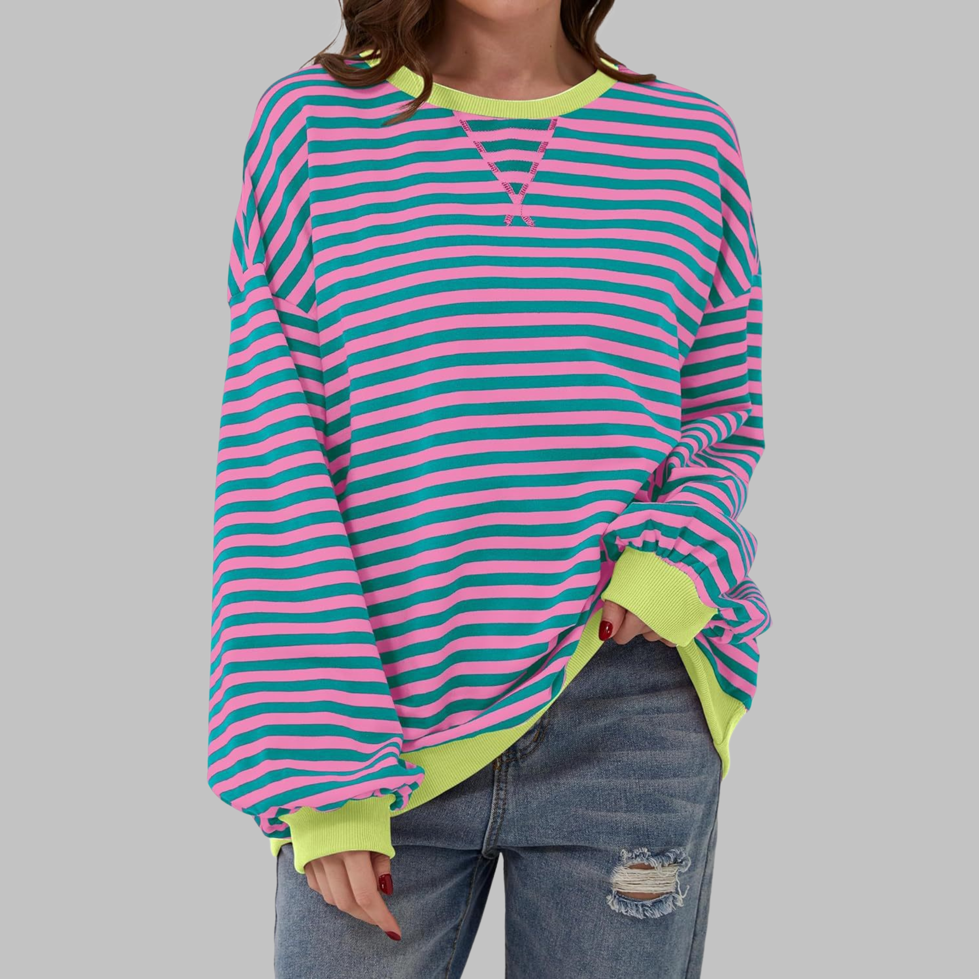 ELARA GESTRICKTER PULLOVER