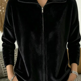 Sanfter Zip-Pullover