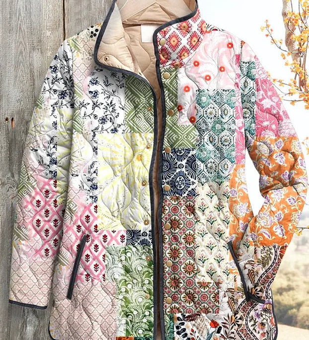Minna™ | Steppjacke im Patchwork-Design