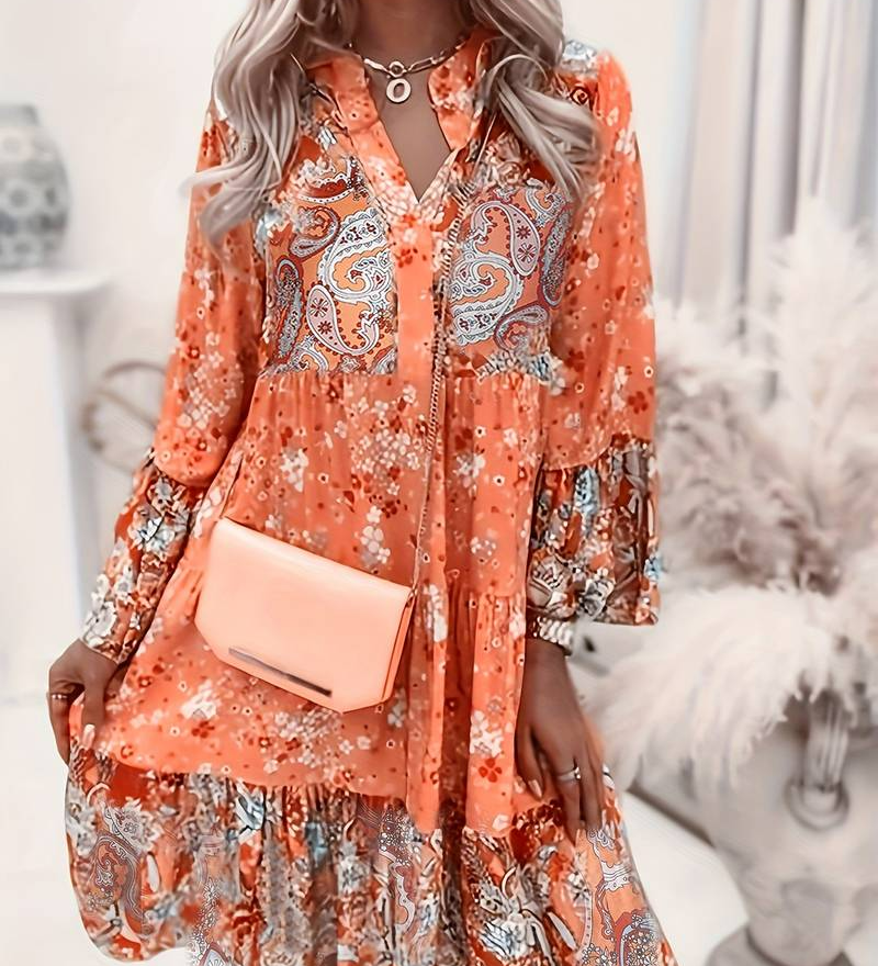 Eira - Boho-Kleid mit Druck