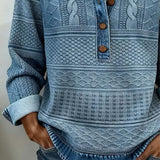 NIVELLE MODERN HALBKNOPF-PULLOVER