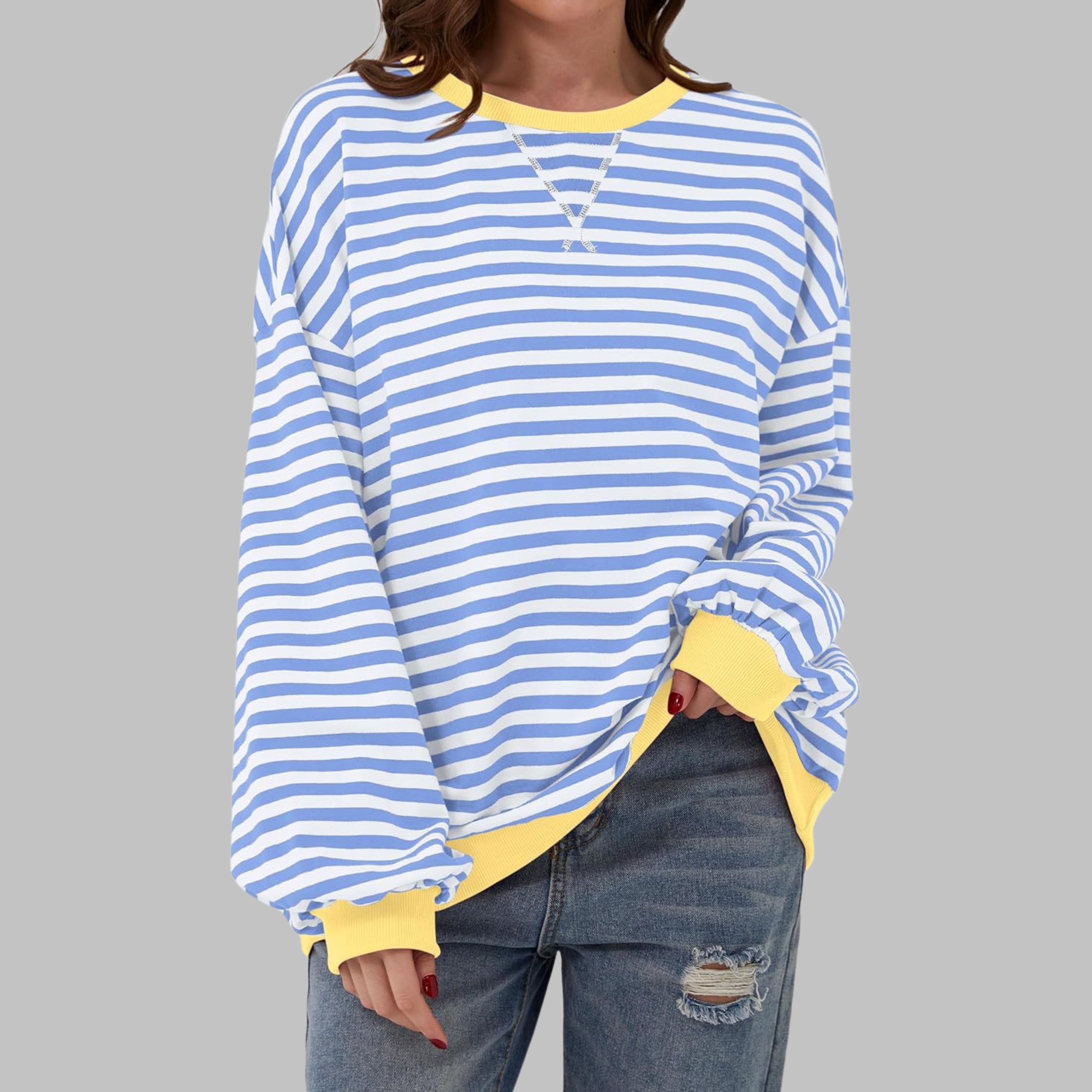 ELARA GESTRICKTER PULLOVER