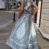 Adele - Bohemian Print Zweiteiliges Set