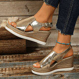 Baylie - Modische Metallic-Sandalen