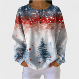 Lisbeth™ | Pullover mit Winterwaldmotiv
