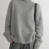 Amaya | Luxuriöser Kaschmir-Rollkragenpullover