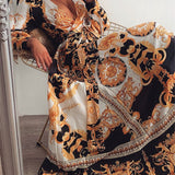 Faye - Boho-Print Kleid
