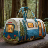 Gesteppte Reisetasche – Campingwagen